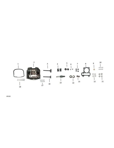 valvula de admision honda 110kzl zairon zs3