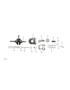guia de cadena de distribucion honda 110kzl zairon zs3