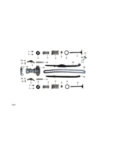 cadena de distribucion gy6 12590 eslabones zairon zs3