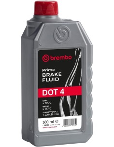 liquido de frenos brembo l04005 dot 4 premium 500 ml para sistemas abs