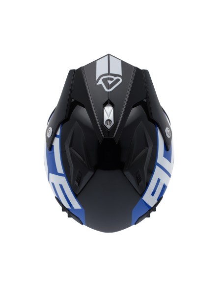 casco acerbis jet aria graphic sport 22 06 color blanco azul y rojo glossy 0026602 034