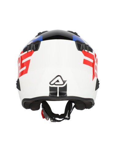 casco acerbis jet aria graphic sport 22 06 color blanco azul y rojo glossy 0026602 034