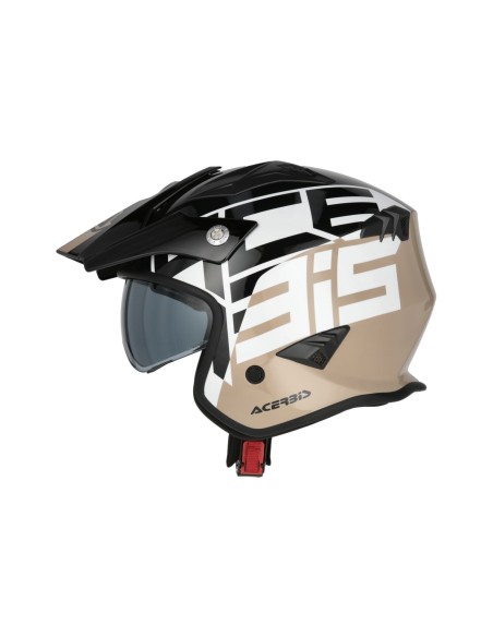 casco acerbis jet aria graphic sport 22 06 negro marron