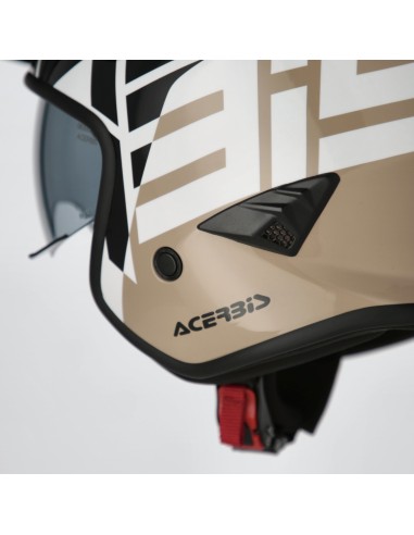casco acerbis jet aria graphic sport 22 06 negro marron