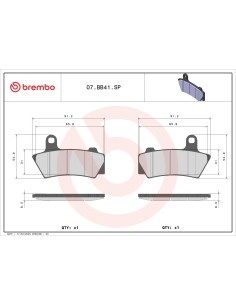 pastillas traseras brembo bmw r18 2
