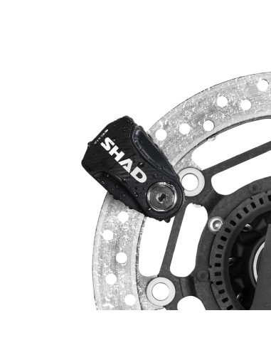 antirrobo de disco shad c0s6100a con alarma sc61a negro