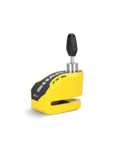 antirrobo de disco shad c0s6103a con alarma sc61a amarillo