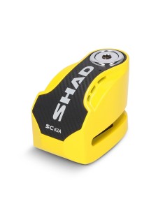 antirrobo de disco shad c0s6203a con alarma sc62a amarillo
