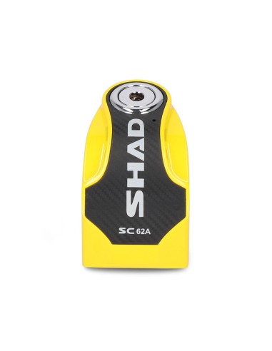 antirrobo de disco shad c0s6203a con alarma sc62a amarillo