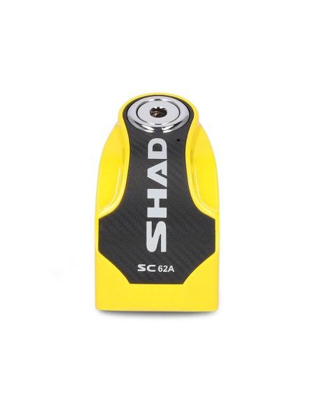 antirrobo de disco shad c0s6203a con alarma sc62a amarillo