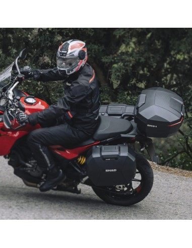top case moto shad sh51 carbono d0b51106 baul trasero 51 litros