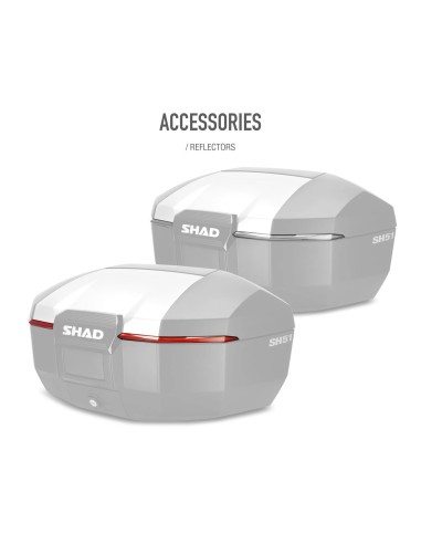 top case moto shad sh51 aluminio d0b51200 51 litros para touring y aventura