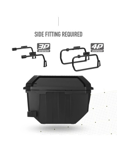 set de maletas laterales shad tr27 standard d0tr27100