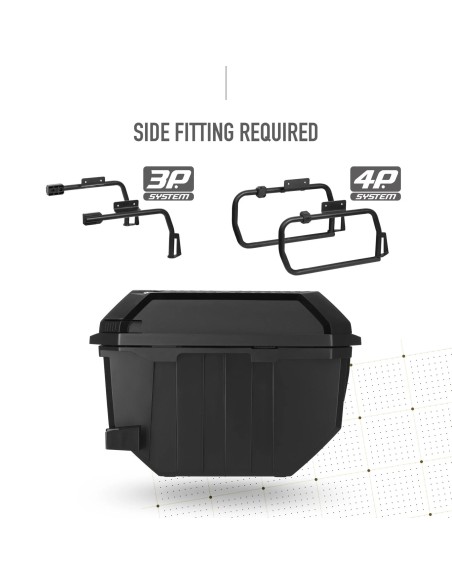 set de maletas laterales shad tr27 standard d0tr27100
