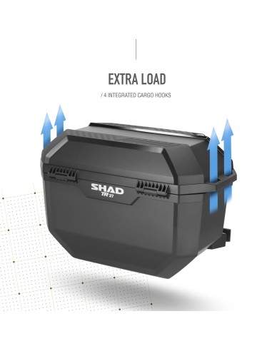 set de maletas laterales shad tr27 standard d0tr27100