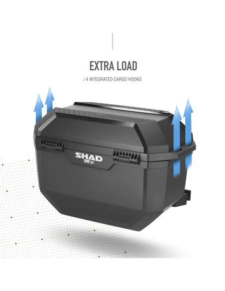 set de maletas laterales shad tr27 standard d0tr27100
