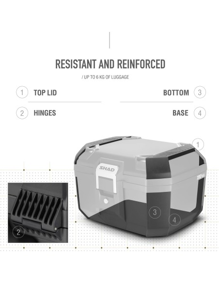 top case shad d0tr46100 tr46 terra