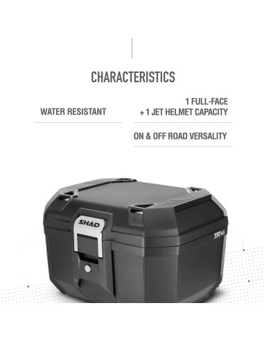 top case shad d0tr46100 tr46 terra