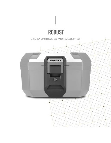 top case shad d0tr46200 tr46 terra aluminio