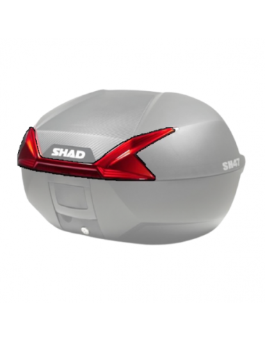 catadrioptrico rojo para moto maletas shad sh47 d1b471car