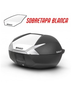 tapa shad para maleta moto sh47 color blanco d1b47e08