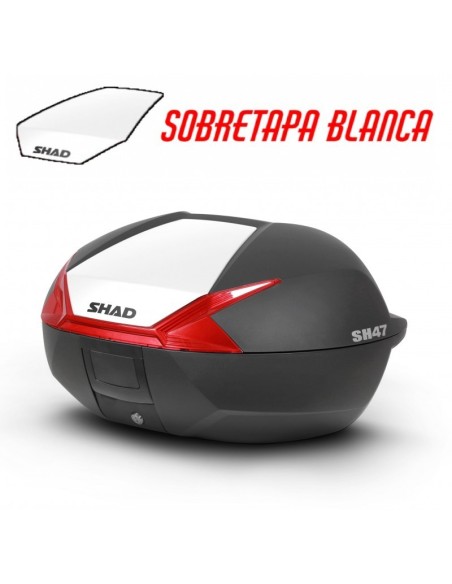 tapa shad para maleta moto sh47 color blanco d1b47e08
