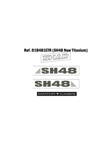 set adhesivos sh48 gris oscuro shad d1b481etr