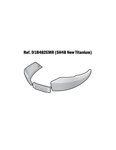 recambio catadioptico shad para maleta moto sh48 gris titan d1b482emr