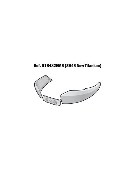recambio catadioptico shad para maleta moto sh48 gris titan d1b482emr