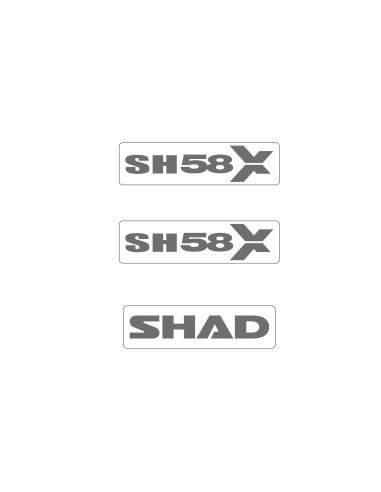 adhesivos pegatinas shad top case maleta moto sh58x d1b58etr