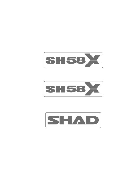 adhesivos pegatinas shad top case maleta moto sh58x d1b58etr