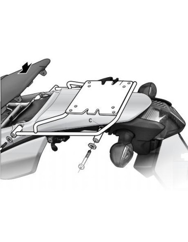 fijacion superior shad para maleta moto honda crf 250l h0cr22st