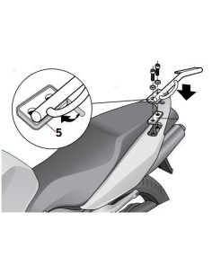 fijacion superior shad para maleta moto honda vfr 800 vte h0vf82st