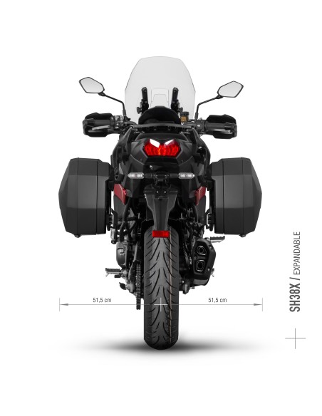 soportes para maletas shad 3p system kawasaki versys 1000 k0vr14if