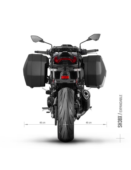 fijacion lateral 3p system shad k0z995if para kawasaki z900 2025 2026