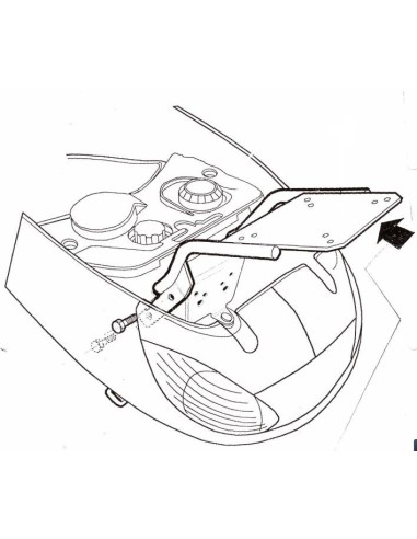 fijacion superior shad maleta moto scrambler classic sport u0sc18st