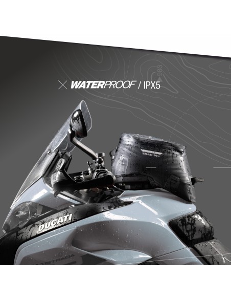 bolsa de deposito moto shad x0tr10cl terra tr10cl impermeable 7 litros