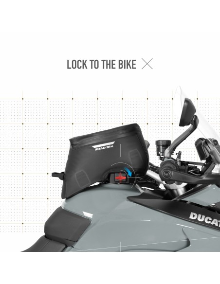 bolsa de deposito moto shad x0tr10cl terra tr10cl impermeable 7 litros