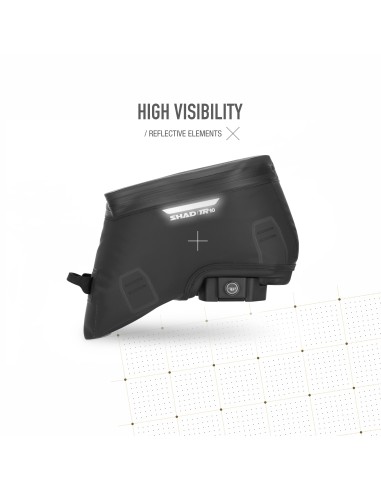 bolsa de deposito moto shad x0tr10cl terra tr10cl impermeable 7 litros