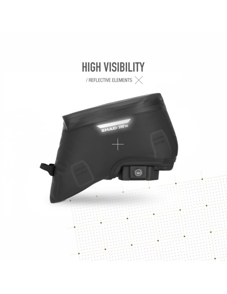 bolsa de deposito moto shad x0tr10cl terra tr10cl impermeable 7 litros