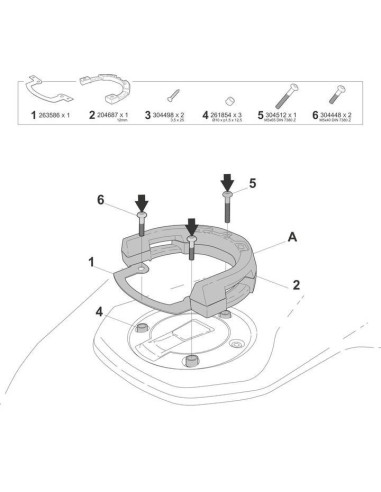 fijacion bolsa deposito click system yamaha mt09 y015cs