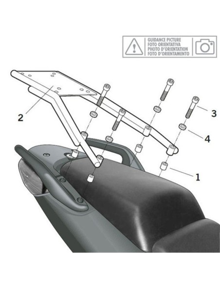 fijacion superior shad para maleta moto yamaha tmax 500 v y0tm59st