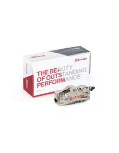 pinza de freno delantera brembo 120d60040 gp4 ms derecha cnc radial 108 mm con aletas