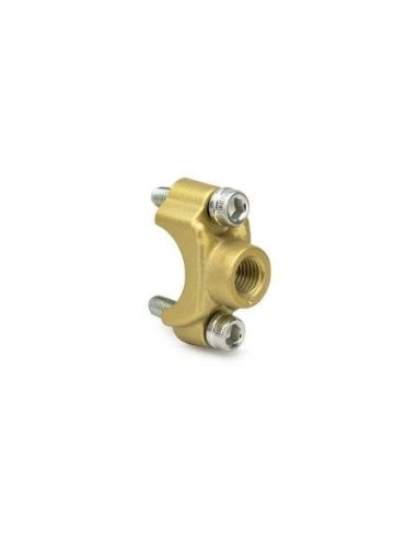 abrazadera de bomba brembo 110437257 dorada con soporte de espejo m10x1 25 rosca izquierda