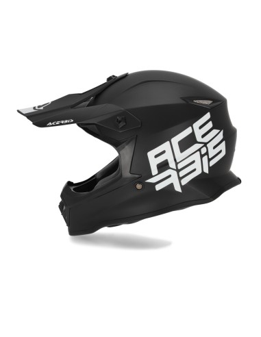casco off road infantil acerbis steel kid negro talla 54