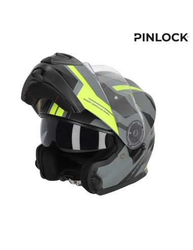 casco acerbis serel 22 06 negro y amarillo talla m