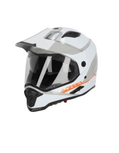 casco acerbis reactive 22 06 blanco y gris talla xxl 0025312 235