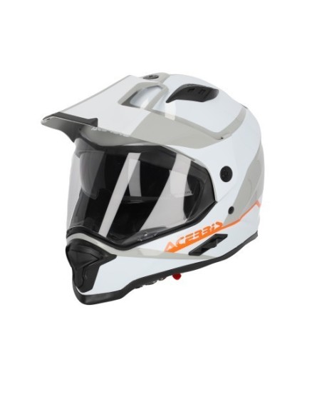 casco acerbis reactive 22 06 blanco y gris talla xxl 0025312 235