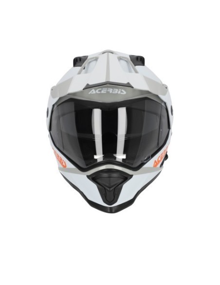 casco acerbis reactive 22 06 blanco y gris talla xxl 0025312 235