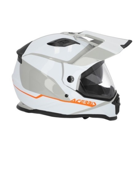 casco acerbis reactive 22 06 blanco y gris talla xxl 0025312 235